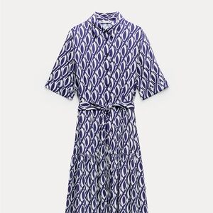 NWT Printed Dress ZW Collection